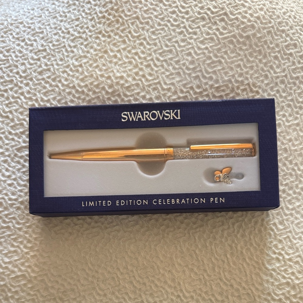 New Swarovski Gold and Silver Celebration Pen